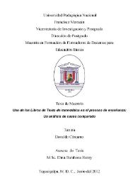 Uso de los libros de texto de matemática en el proceso de enseñanza: un análisis de casos comparado