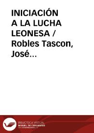 INICIACIÓN A LA LUCHA LEONESA