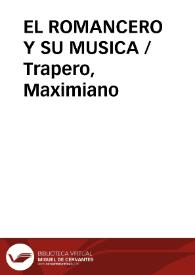 EL ROMANCERO Y SU MUSICA