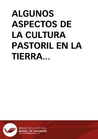 ALGUNOS ASPECTOS DE LA CULTURA PASTORIL EN LA TIERRA LLANA LEONESA