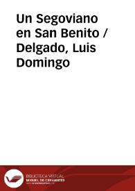 Un Segoviano en San Benito