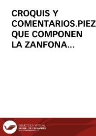 CROQUIS Y COMENTARIOS.PIEZAS QUE COMPONEN LA ZANFONA SEGUN EL CROQUIS ADJUNTO