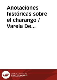 Anotaciones históricas sobre el charango
