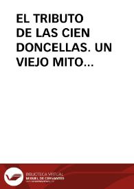 EL TRIBUTO DE LAS CIEN DONCELLAS. UN VIEJO MITO MEDITERRANEO