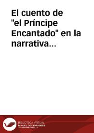 El cuento de 'el Príncipe Encantado' en la narrativa tradicional española