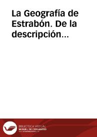 La Geografía de Estrabón. De la descripción etnográfica a la interpretación antropológica (1)