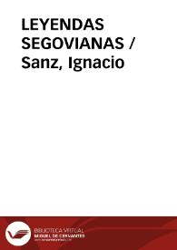 LEYENDAS SEGOVIANAS