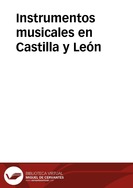 Instrumentos musicales en Castilla y León : Casa de Cultura, del 18 de febrero al 4 de marzo de 1986 