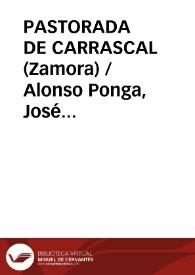 PASTORADA DE CARRASCAL (Zamora)
