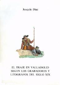 El traje en Valladolid según los grabadores y litógrafos del siglo XIX