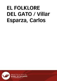 EL FOLKLORE DEL GATO