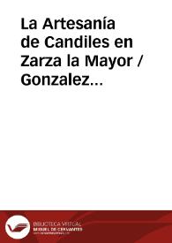 La Artesanía de Candiles en Zarza la Mayor