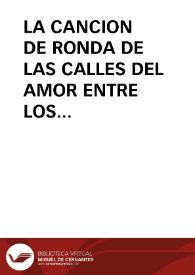 LA CANCION DE RONDA DE LAS CALLES DEL AMOR ENTRE LOS SEFARDIES DE ORIENTE (I)