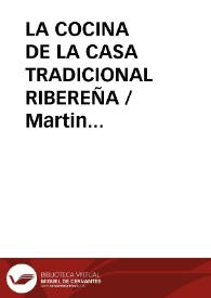 LA COCINA DE LA CASA TRADICIONAL RIBEREÑA