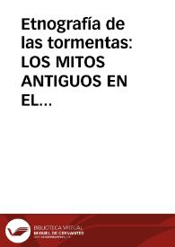 Etnografía de las tormentas: LOS MITOS ANTIGUOS EN EL SEÑORIO DE MOLINA