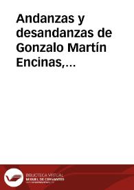 Andanzas y desandanzas de Gonzalo Martín Encinas, preclaro hijo de Las Hurdes