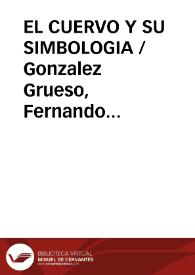 EL CUERVO Y SU SIMBOLOGIA