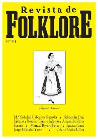 Revista de Folklore. Tomo 28b. Núm. 334, 2008