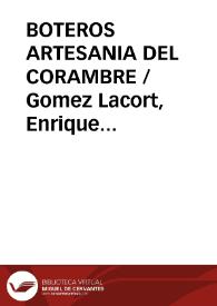 BOTEROS ARTESANIA DEL CORAMBRE