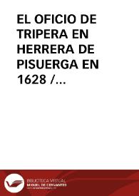 EL OFICIO DE TRIPERA EN HERRERA DE PISUERGA EN 1628