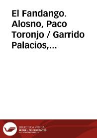 El Fandango. Alosno, Paco Toronjo