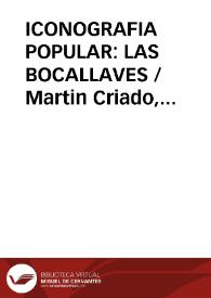 ICONOGRAFIA POPULAR: LAS BOCALLAVES