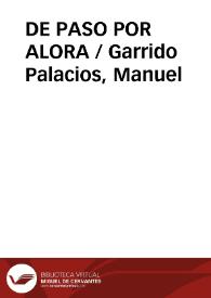 DE PASO POR ALORA