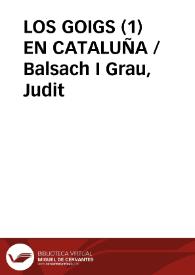 LOS GOIGS (1) EN CATALUÑA