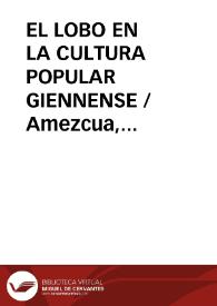 EL LOBO EN LA CULTURA POPULAR GIENNENSE