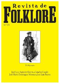 Revista de Folklore. Tomo 23b. Núm. 273, 2003