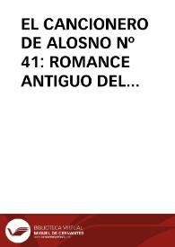 EL CANCIONERO DE ALOSNO Nº 41: ROMANCE ANTIGUO DEL SOLDADO