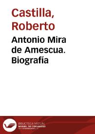 Antonio Mira de Amescua. Biografía