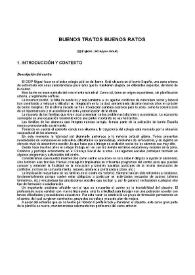 Buenos tratos buenos ratos