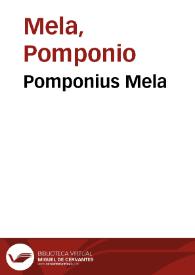 Pomponius Mela