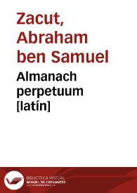 Almanach perpetuum [latín]