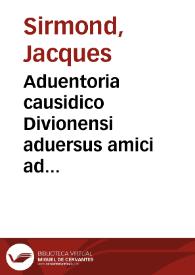 Aduentoria causidico Divionensi aduersus amici ad amicum epistolam, De suburbicariis regionibus et ecclesiis