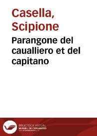 Parangone del caualliero et del capitano
