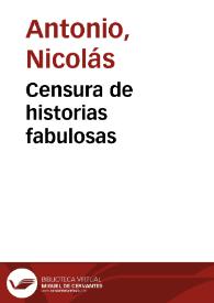 Censura de historias fabulosas