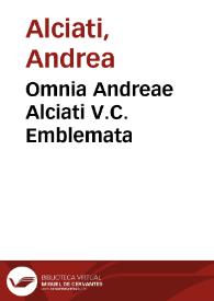 Omnia Andreae Alciati V.C. Emblemata