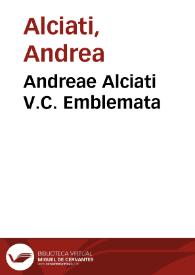 Andreae Alciati V.C. Emblemata