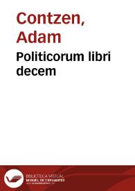 Politicorum libri decem