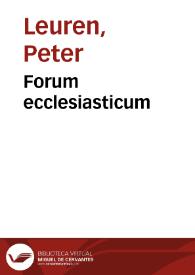 Forum ecclesiasticum