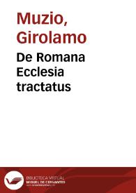 De Romana Ecclesia tractatus