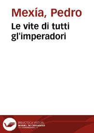 Le vite di tutti gl'imperadori