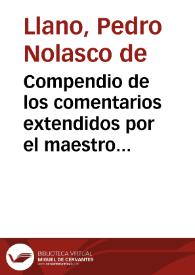 Compendio de los comentarios extendidos por el maestro Antonio Gomez, a las ochenta y tres leyes de Toro