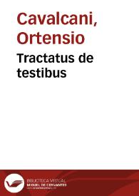 Tractatus de testibus