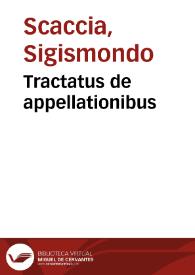 Tractatus de appellationibus