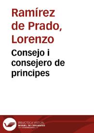 Consejo i consejero de principes