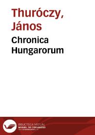 Chronica Hungarorum
