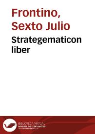 Strategematicon liber